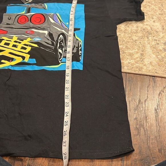 Eldon Sleeper Tee. Large graphic Nissan GTR on front size M . NWT black - Picture 4 of 4